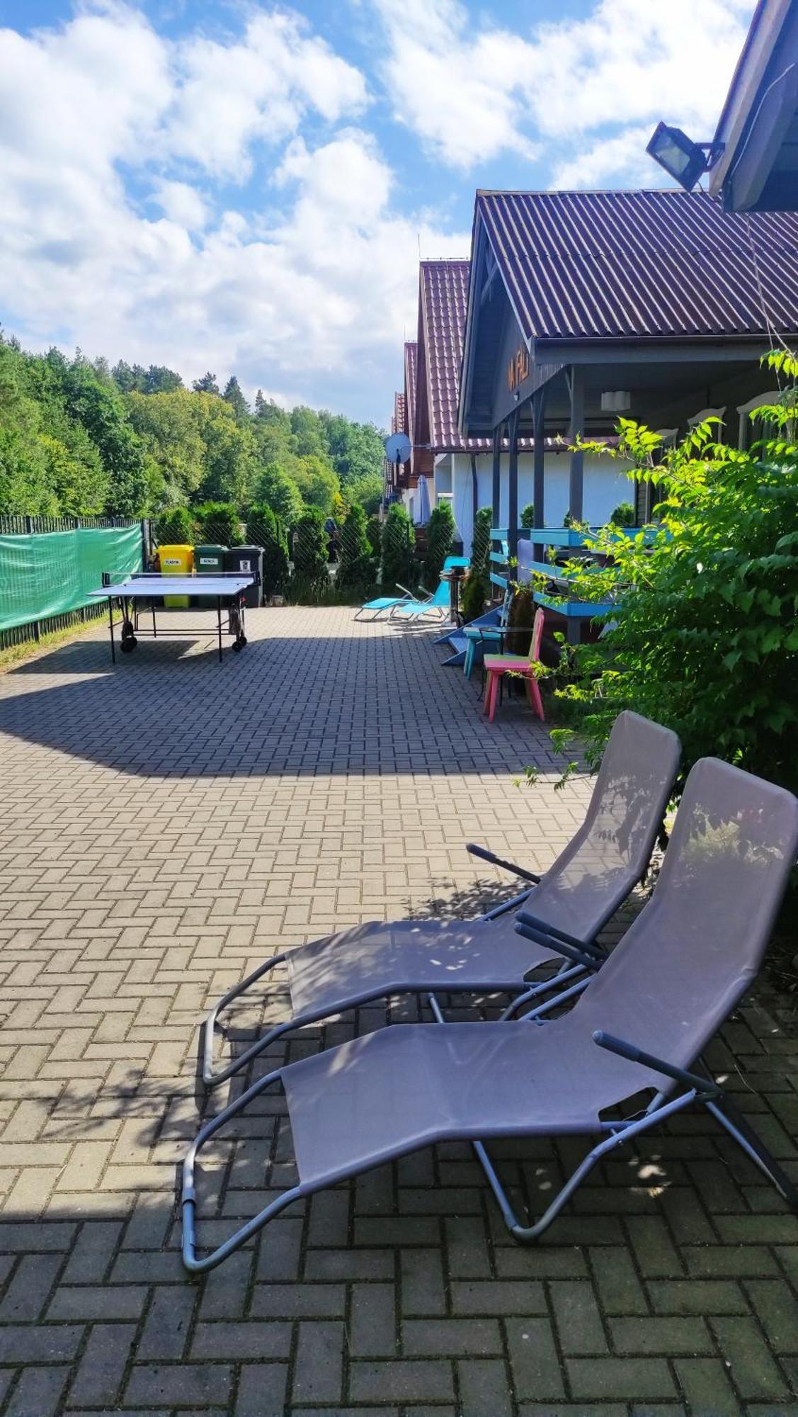 Na Fali Domki Letniskowe Zarnowska Exteriér fotografie